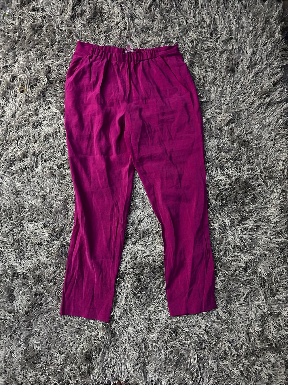 Vince Camuto Fuchsia Straight Leg Pants